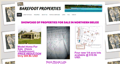 Desktop Screenshot of barefootbelize.com